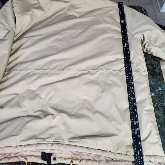 John Blair Men’s Parka Coat 3XL TL Hoodie Chestnut 7 Pockets Full Zip Hook &Loop - Picture 15 of 16